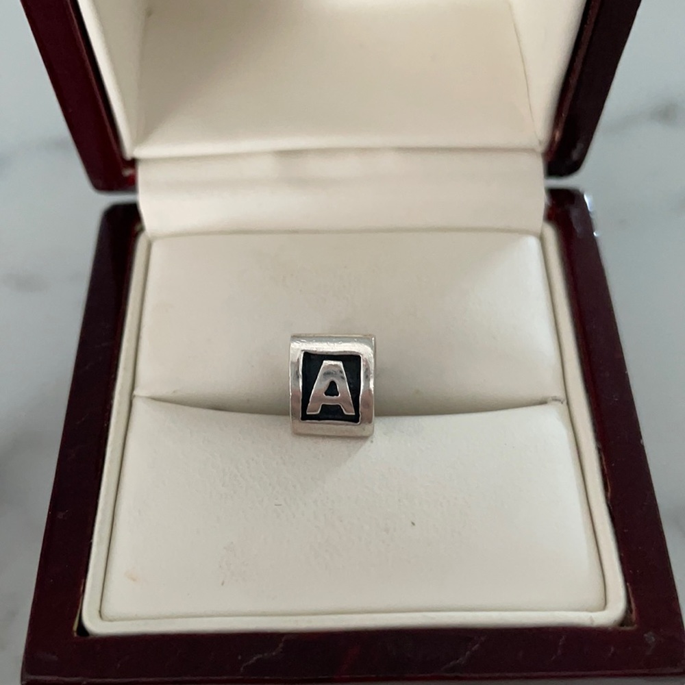 “A” Pandora Charm